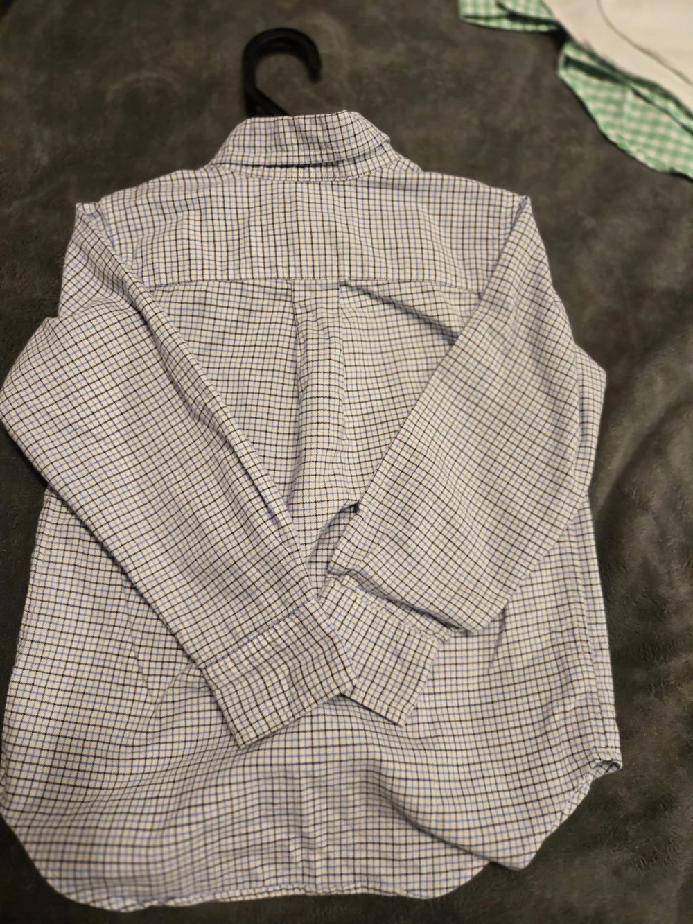 Ralph Lauren Boys Long-Sleeve Button-Down Shirt - Light Blue Plaid